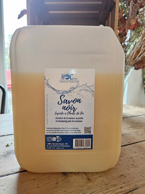 Savon noir liquide à l'huile de lin 4.5l