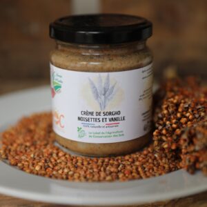 Crème de Sorgho noisettes et vanille 190g